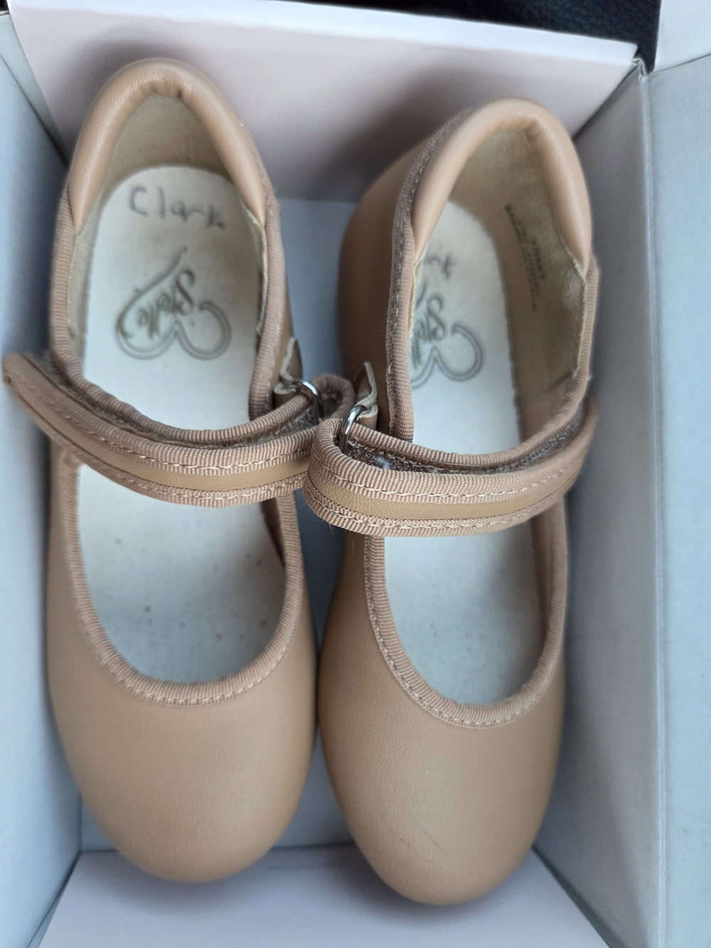 Stelle Tan Girls Mary Jane Tap Shoes 10T